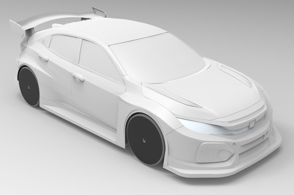 Bittydesign HC-F Kaross FWD 1/10