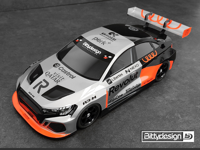 Bittydesign A3-M Kaross FWD 1/10 M-chassi