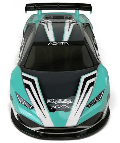 Bittydesign Agata Kaross (Omålad) 1/10 GT 190mm