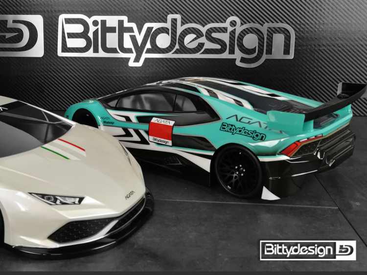Bittydesign Agata Kaross (Omålad) 1/10 GT 190mm