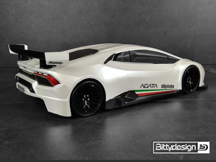 Bittydesign Agata Kaross (Omålad) 1/10 GT 190mm