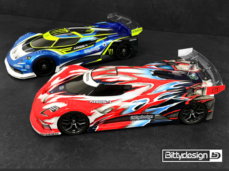 Bittydesign Kaross ARES-1 (Omålad) 1/10 GT 190mm