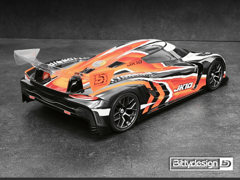 Bittydesign JK10 1/10 GT Kaross 190mm (Omålad)