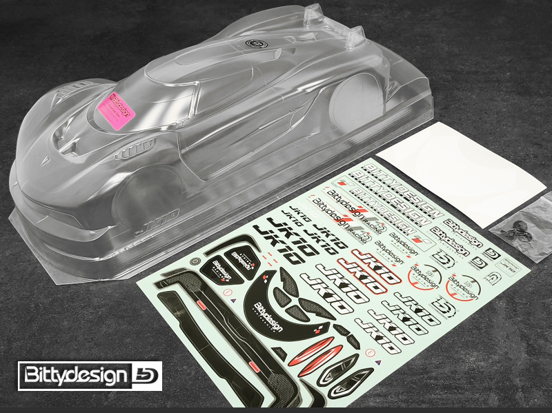 Bittydesign JK10 1/10 GT Kaross 190mm (Omålad)