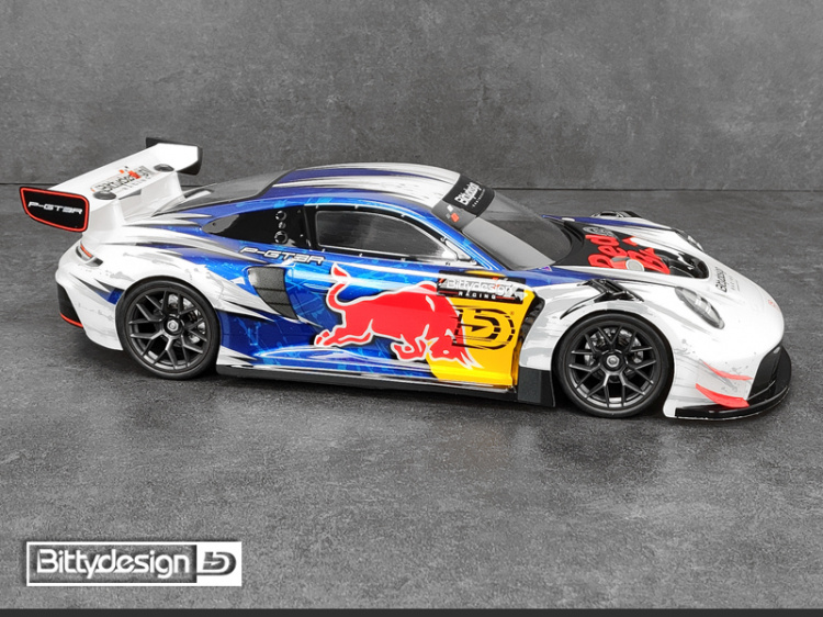 Bittydesign P-GT3R Kaross 1/10 GT 190mm (Omålad)