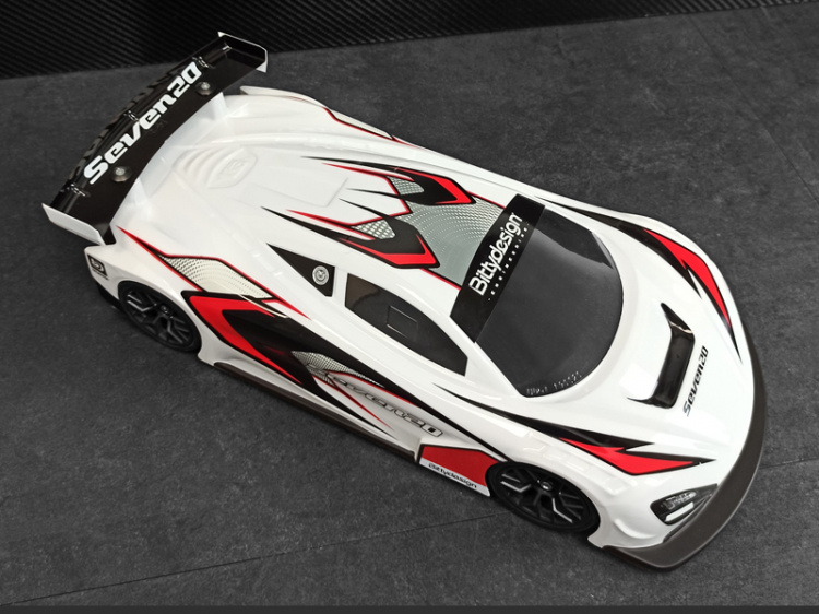 Bittydesign Seven20 Kaross (Omålad) 1/10 GT 190mm
