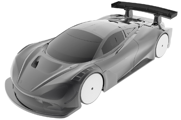 Bittydesign Seven20 Kaross (Omålad) 1/10 GT 190mm