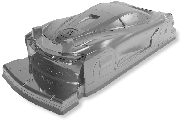 Bittydesign Seven20 Kaross (Omålad) 1/10 GT 190mm