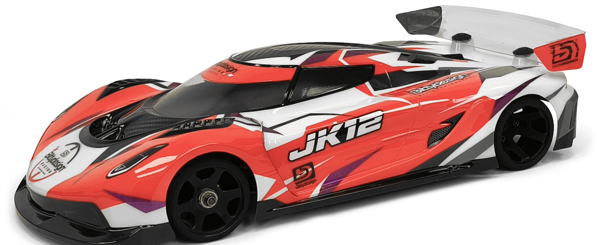 Bittydesign GT12 Kaross JK12 1/12 Supastox klass (Omålad)