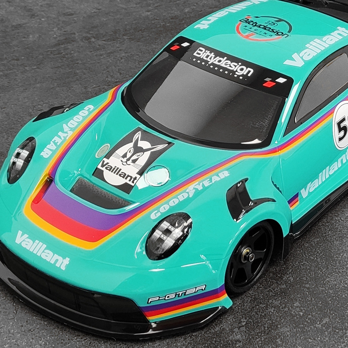 Bittydesign GT12 P-GT3R Kaross 1/12 Supastox Class (Omålad)