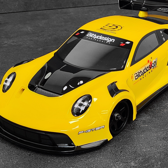 Bittydesign GT12 P-GT3R Kaross 1/12 Supastox Class (Omålad)