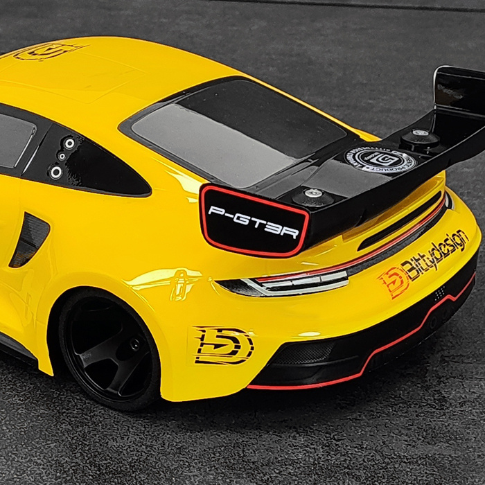 Bittydesign GT12 P-GT3R Kaross 1/12 Supastox Class (Omålad)
