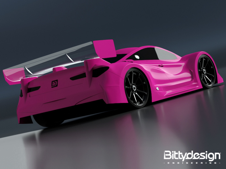 Bittydesign Hyper GT-8 Kaross för 325mm bilar