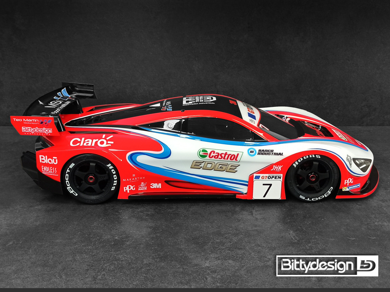 Bittydesign Seven65 1/8 GT Kaross 325mm Wheelbase