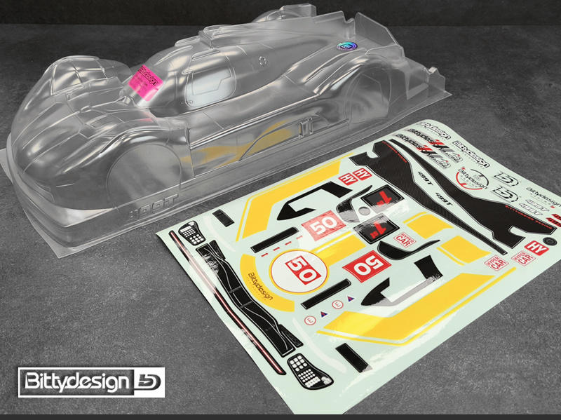 Bittydesign Hypercar Kaross 499T 1/10 190mm Tamiya TT-02