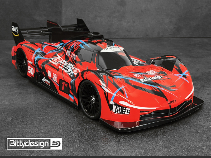Bittydesign Hypercar Kaross 499T 1/10 190mm Tamiya TT-02