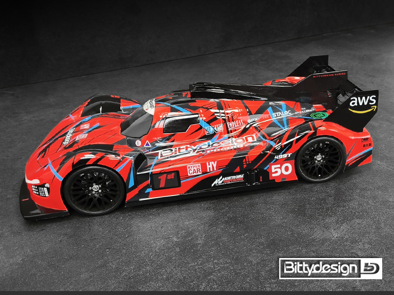 Bittydesign Hypercar Kaross 499T 1/10 190mm Tamiya TT-02