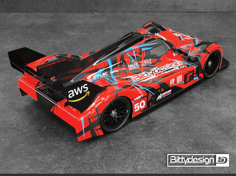 Bittydesign Hypercar Kaross 499T 1/10 190mm Tamiya TT-02