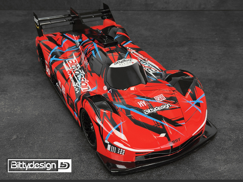 Bittydesign Hypercar Kaross 499T 1/10 190mm Tamiya TT-02