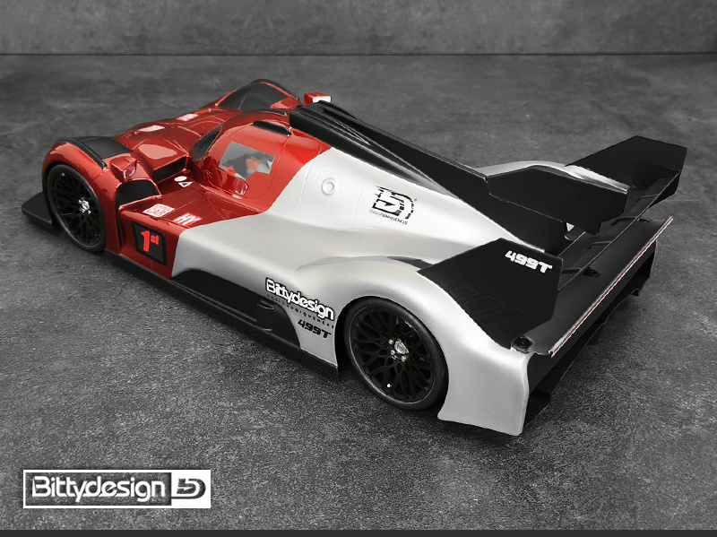 Bittydesign Hypercar Kaross 499T 1/10 190mm Tamiya TT-02