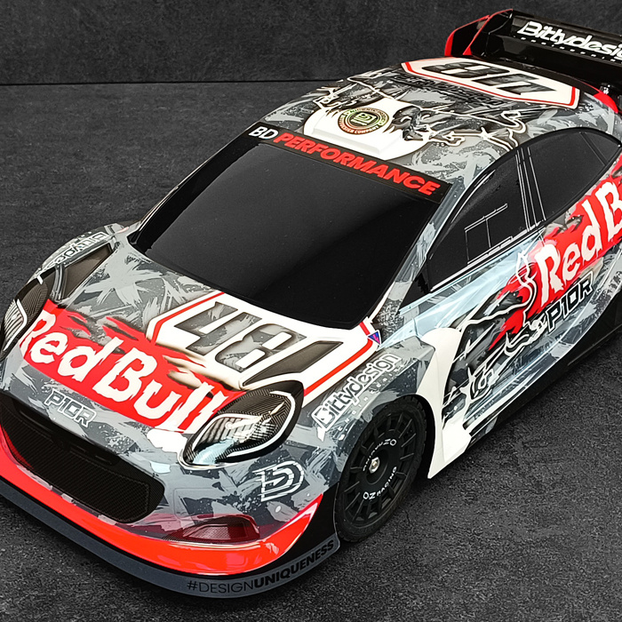 Bittydesign P10R Kaross 1/10 Rally 190 mm Hård (Omålad)