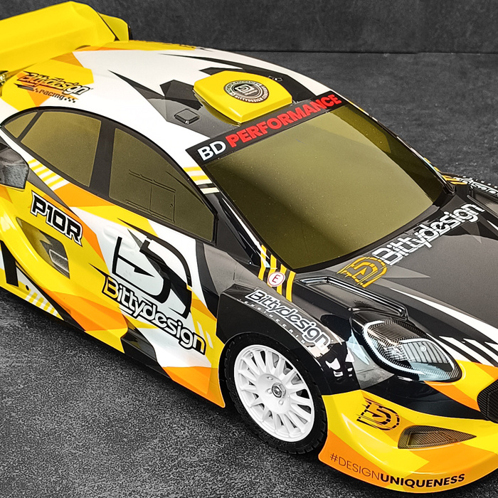 Bittydesign P10R Kaross 1/10 Rally 190 mm Hård (Omålad)