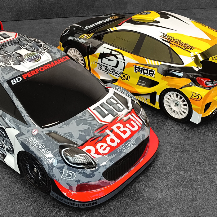 Bittydesign P10R Kaross 1/10 Rally 190 mm Hård (Omålad)