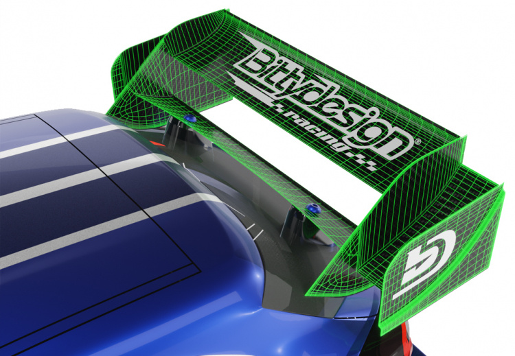 Bittydesign P10R Kaross 1/10 Rally 190 mm Lättvikt (Omålad)