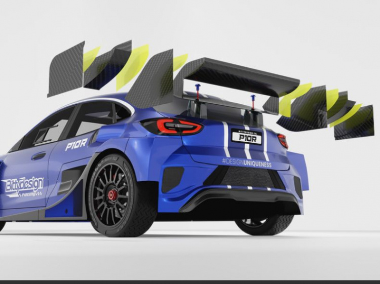 Bittydesign P10R Vinge Extra Hård (Omålad)