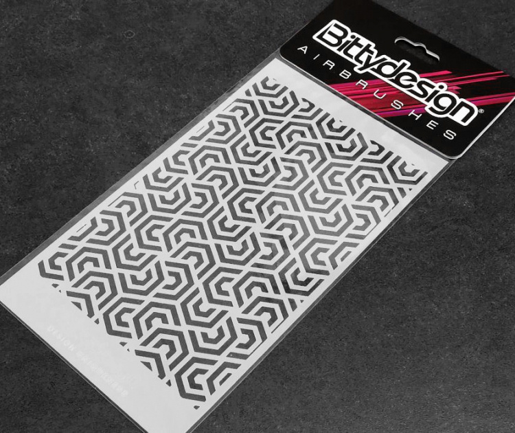 Bittydesign Stencil Vinyl Ipnotic V4 Liten