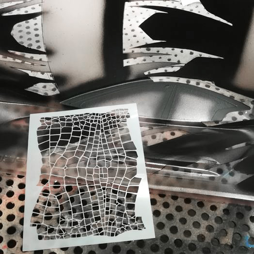 Bittydesign Stencil Vinyl Ormskin