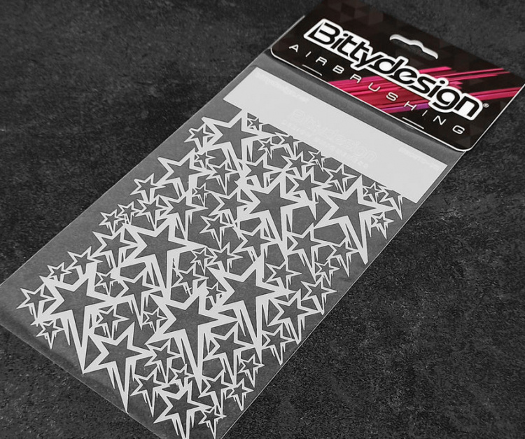 Bittydesign Stencil Vinyl Stjärnor