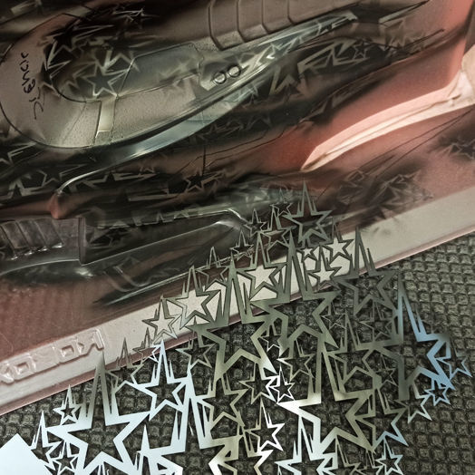 Bittydesign Stencil Vinyl Stjärnor