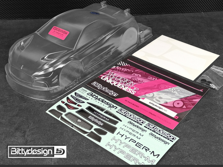 Bittydesign Hyper-M Kaross för M-Chassi 210-225mm