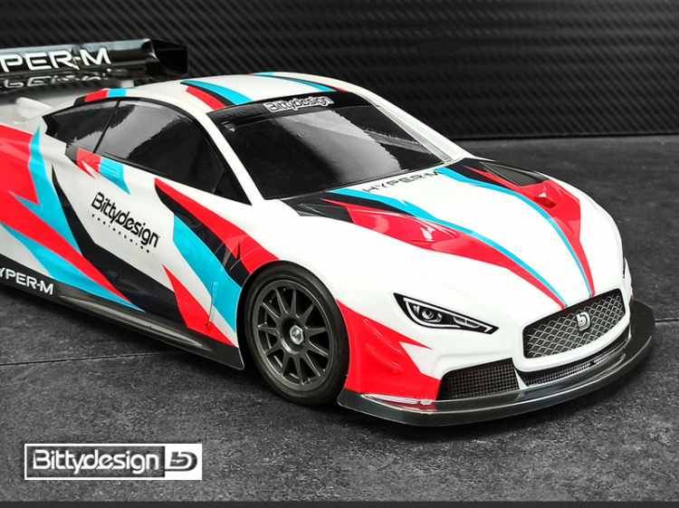 Bittydesign Hyper-M Kaross för M-Chassi 210-225mm