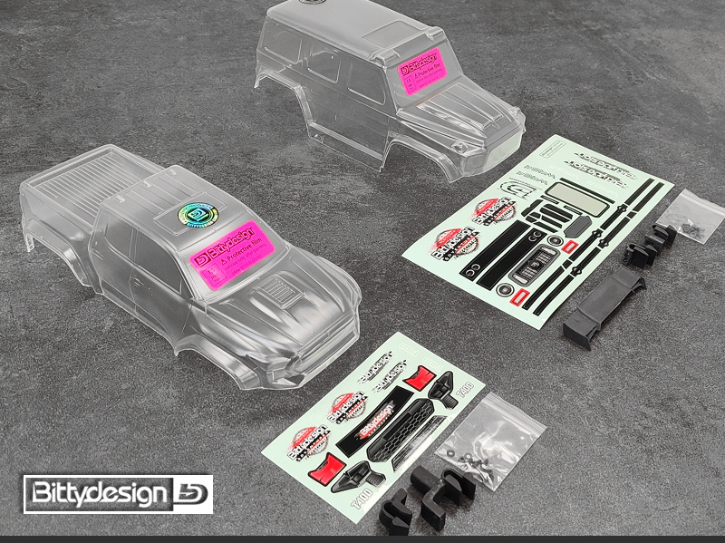 Bittydesign T-400 1/18 Kaross Traxxas TRX-4M (Omålad/Klippt)