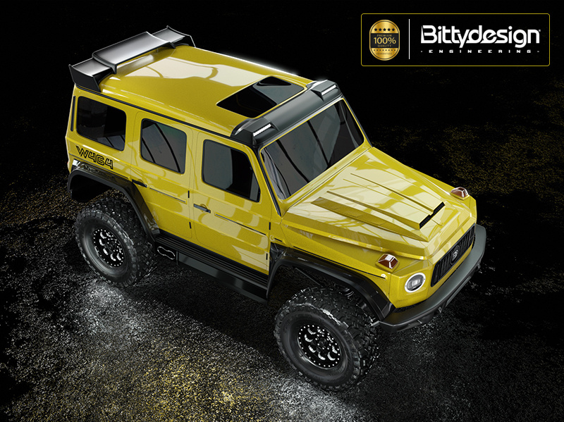 W464 1/18 TRAXXAS TRX-4M (Omålad/Klippt)