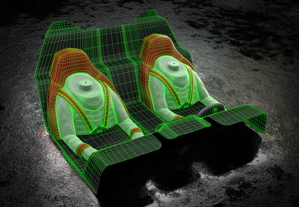 Interiör till TRAXXAS UDR FALCON-X (Omålad/Klippt)