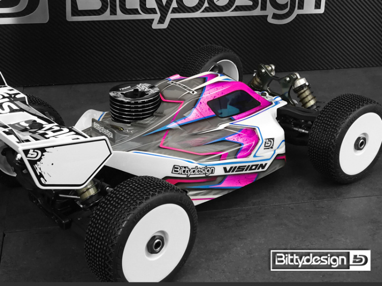 Bittydesign Kaross VISION Mugen MBX8 Klippt