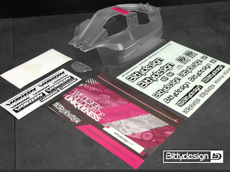 Bittydesign Kaross VISION Mugen MBX8 Klippt