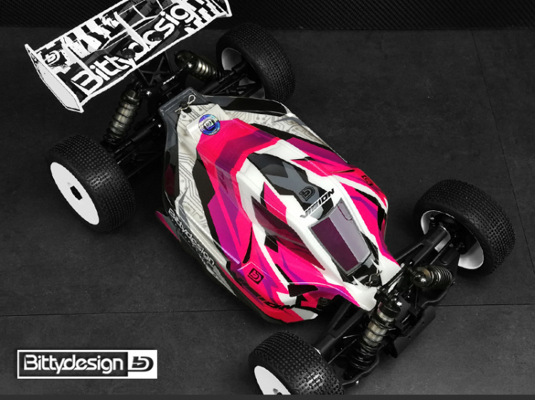 Bittydesign Vision Kaross 1/8 Buggy Xray XB8E'20 Klippt