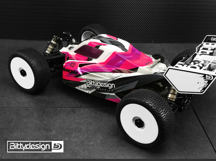 Bittydesign Vision Kaross 1/8 Buggy Xray XB8E'20 Klippt