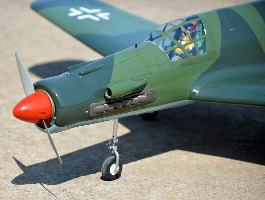 Black Horse Dornier Do335 172cm EP ARF El landställ