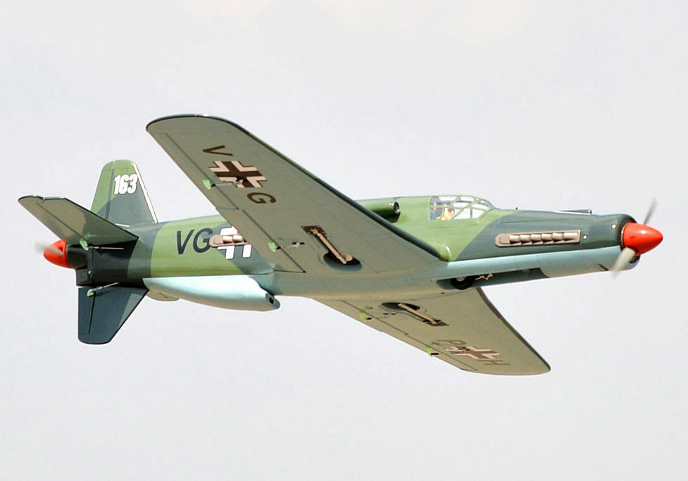 Black Horse Dornier Do335 172cm EP ARF El landställ