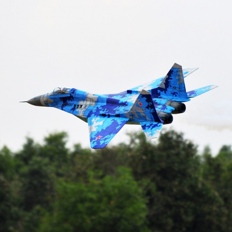 Black Horse MIG-29 för Turbo Jet Motor 1635mm Ellandställ