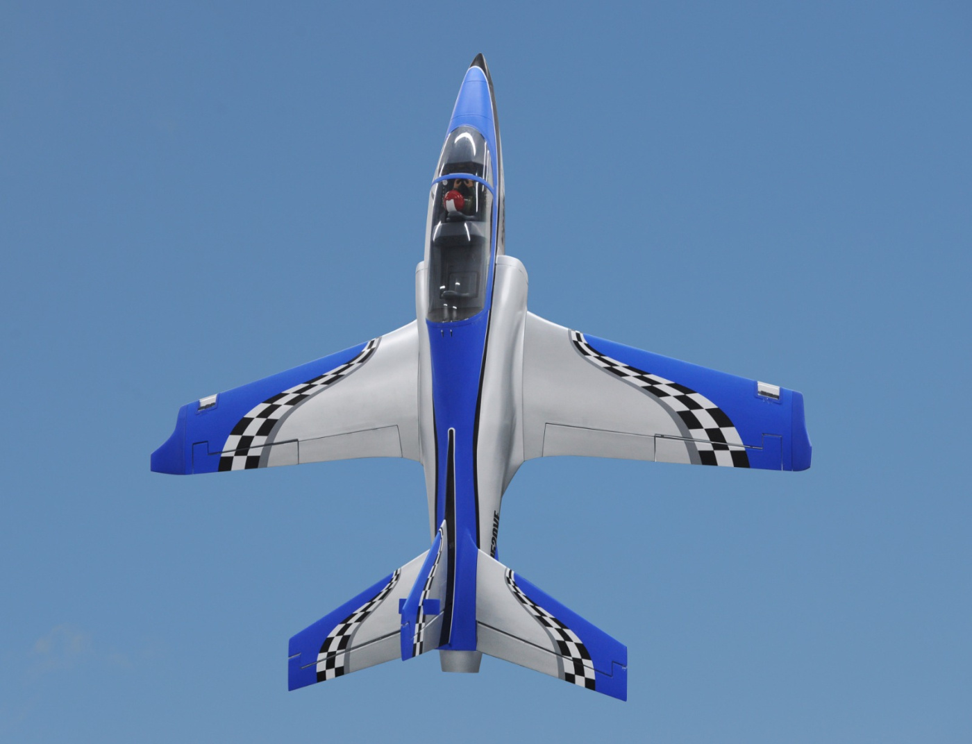 Black Horse Viper Jet MKII 1885mm EDF 120mm ARF Blå - Silver