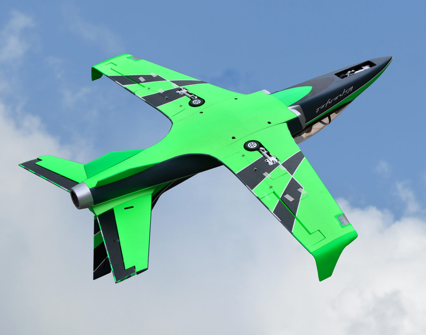 Black Horse Viper Jet MKII 1885mm EDF 120mm ARF Grön