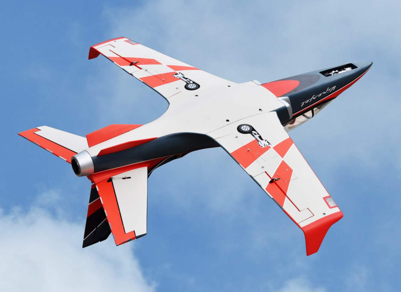 Black Horse Viper Jet MKII Turbine Jet 200cm ARF Röd