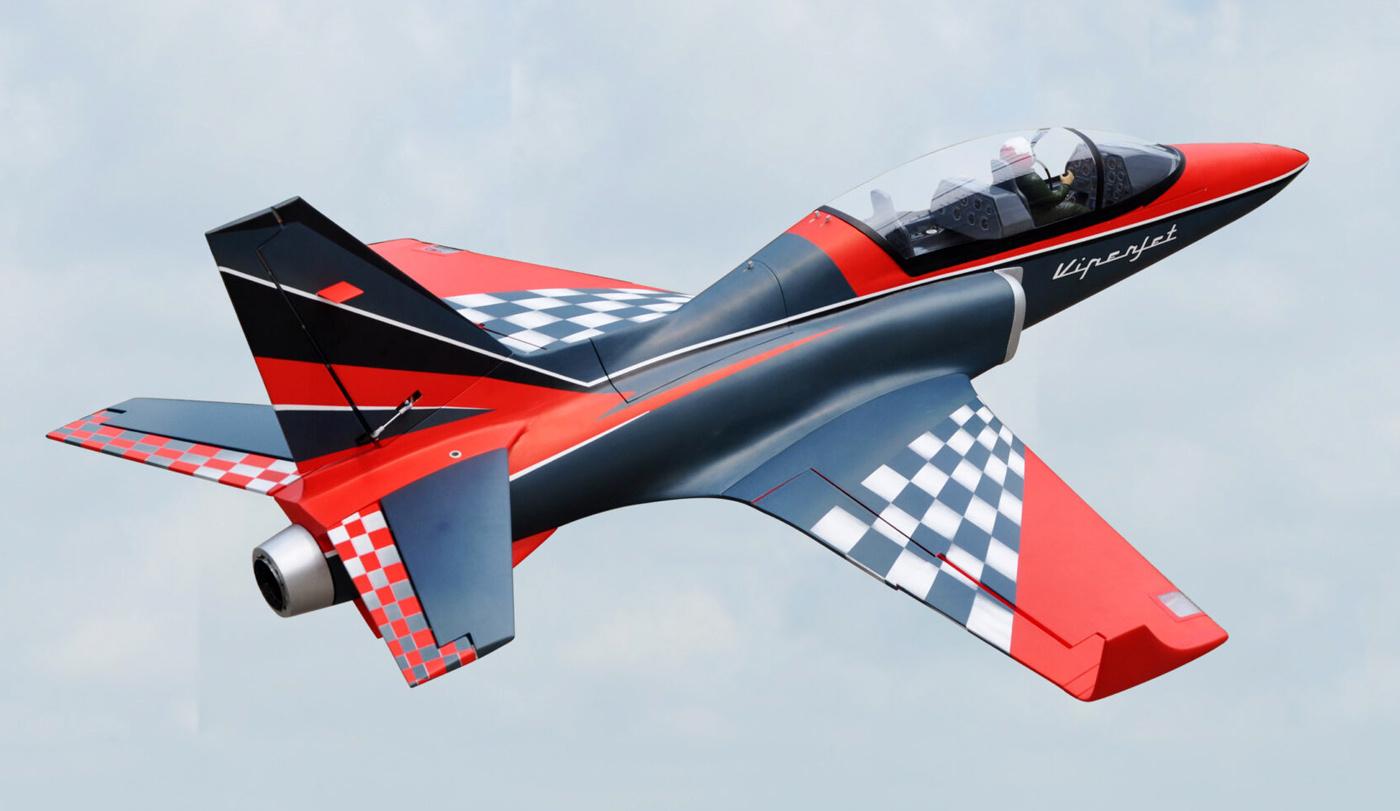 Black Horse Viper Jet MKII Turbine Jet 200cm ARF Röd