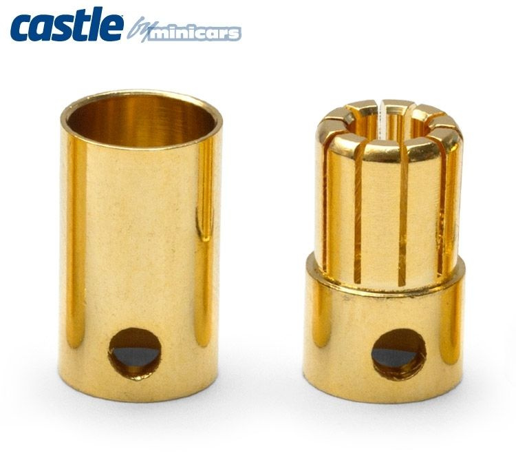 8mm Bullet Kontakter 3par 300A